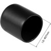 MACHSWON 5pcs Black Rubber Round End Caps, 27mm ID, Vinyl