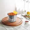 MOLIGOU Ice Chilled Dip Bowl with Lid, 22oz Chilled Serving