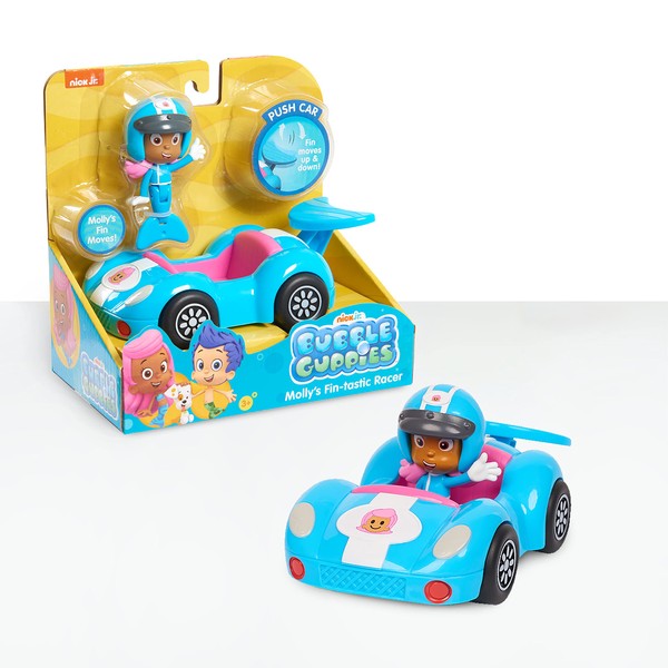 Bubble Guppies Molly's Fin-tastic Racer, Kids Toys for Ages 3 Up by Just Play