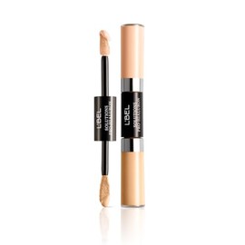 L’Bel Solutions Pro-Hialuron Corrector de Maquillaje Dual con Sérum de Ácido Hialurónico y FPS15 – Alta Cobertura, Hidratación y Cuidado del Contorno 