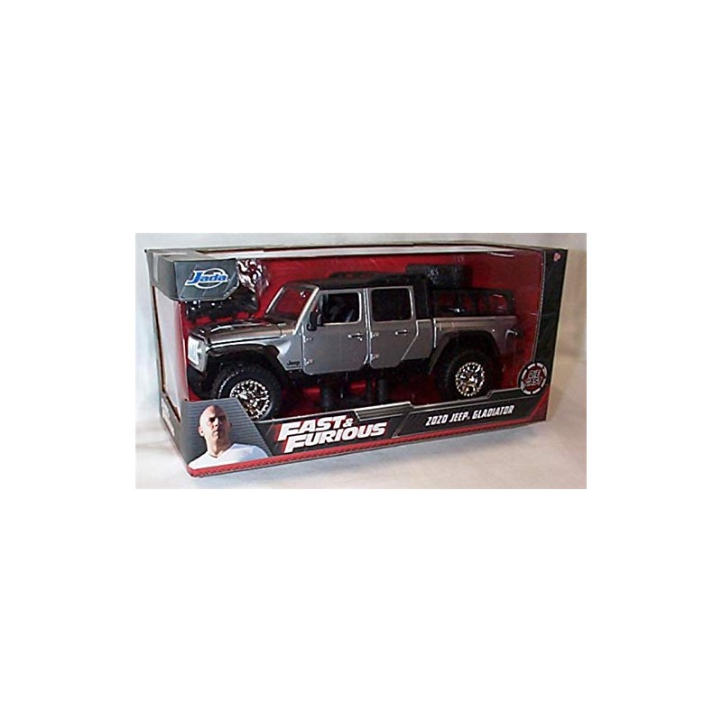 Jada FAST & FURI0US 2020 Jeep Gladiator Silver car 1:24