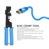90° Angled RJ45 Termination Tool, Blue Keystone Jack Tool for