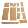 13 Pcs Leather Wallet Template Transparent Clear Acrylic Leather Template