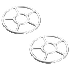 2 Pcs Multi-Function Gas Ring Reducer, Stove Top Gas Ring Reducer, Universal Stove Rack, Non Slip Stove Ring, Cooker Anti Skid Stand Rack, Gas Stove Cooker Plate, for Cooker Heat Simmer Coffee Pots