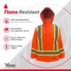 VIKING Professional Journeyman 300D Rip-Stop Fire Retardant Reflective Jacket -