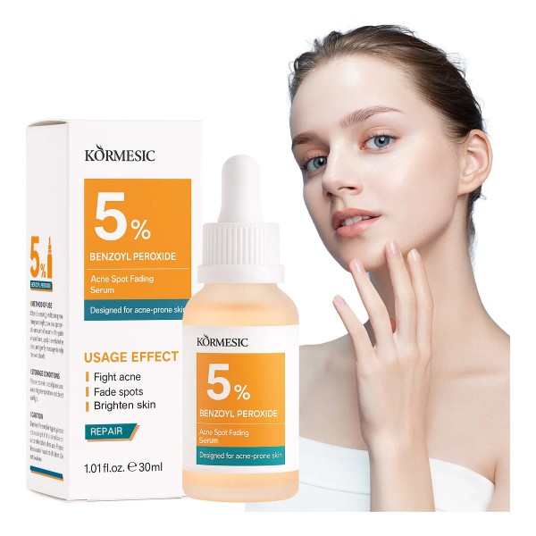 Sérum Peróxido Benzoilo 5% Eliminar La Cabeza Negra Del Acné