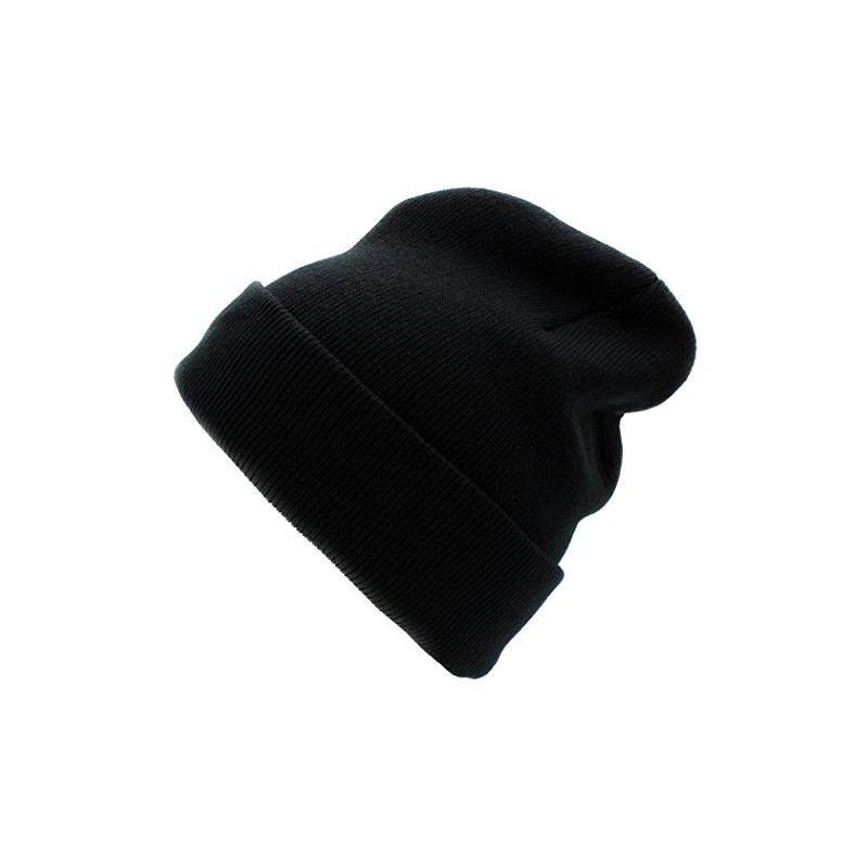 CUFFED PLAIN SKULL BEANIE HAT / CAP | Winter Unisex