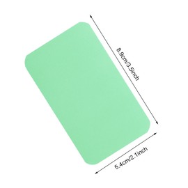 Penta Angel 100 Pcs Mini Paper Blank Gift Notes Cards DIY Craft Small Word Business Message Cards (Light Green)