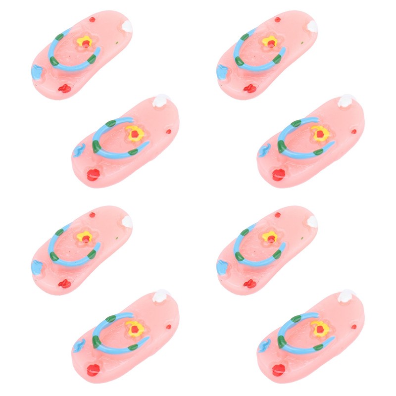 Mini Flip Flops Simulation Miniature Scene Models Dollhouse Accessories for