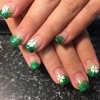 24Pcs St. Patrick's Day Press on Nails Short Square French