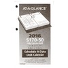 AT-A-GLANCE Financial Daily Desk Calendar 2016 Refill, 12 Months, 3.5