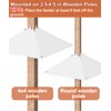 Khordin Metal Squirrel Baffle for 4x4 Post, Outside Wooden Pole