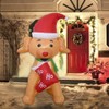 1.5M Christmas Inflatable Dog Led Light Model for Indoor Outdoor