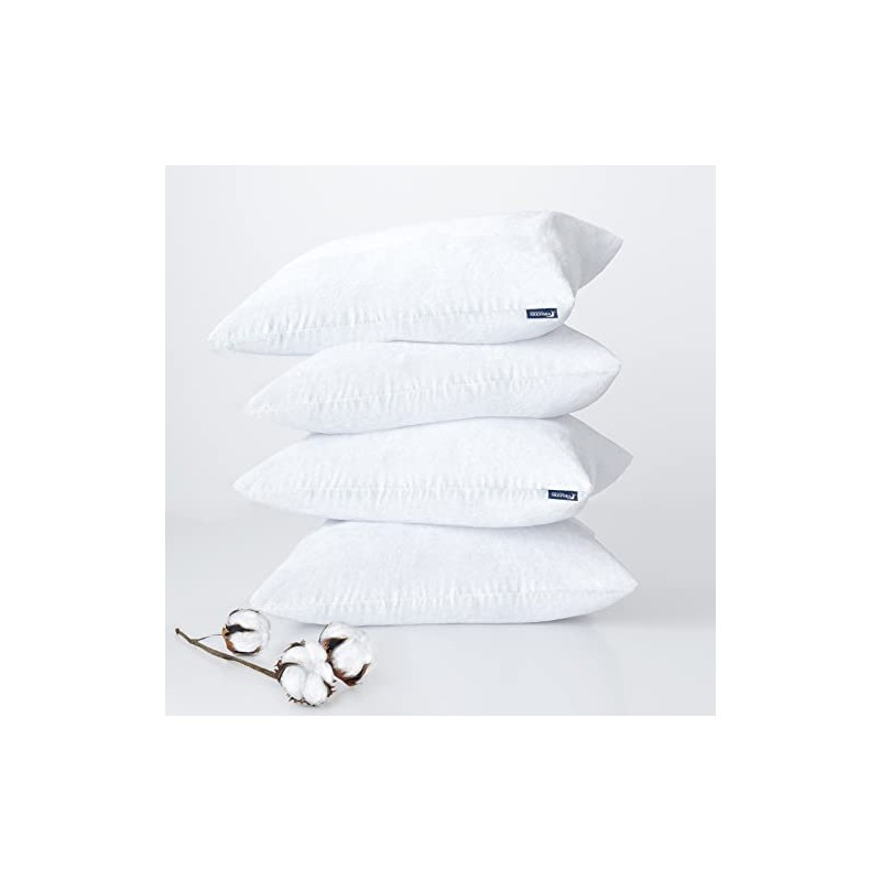 Moonsea Waterproof Zippered Pillow Protector，4 Pack King Size 20 x