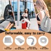 Travel Pillow/Travel Blanket 2-in-1 for Airplanes,Soft Warm Blanket