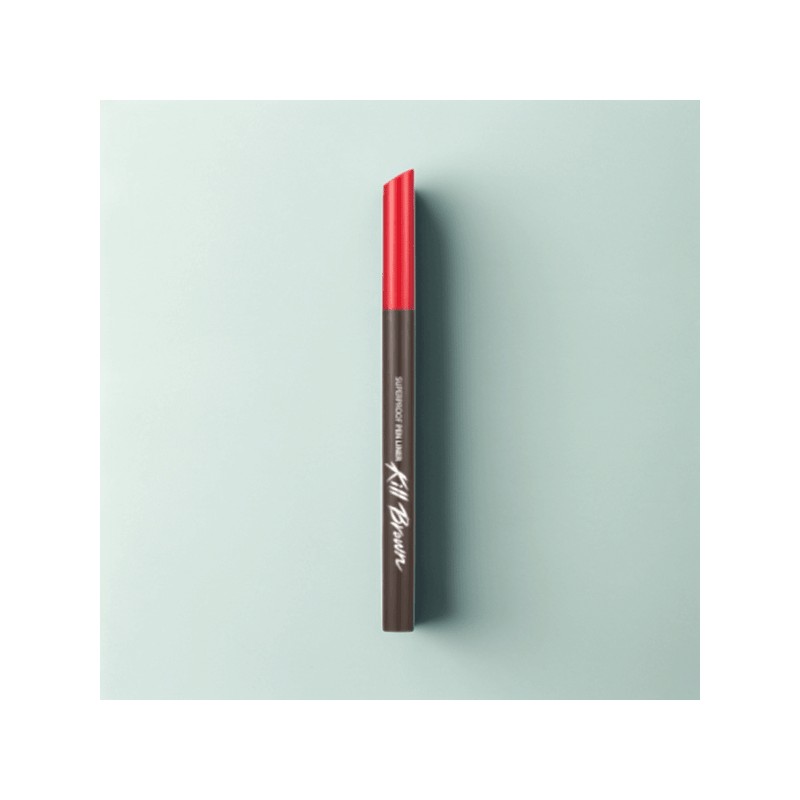 Clio 클리오 수퍼프루프 펜 라이너 브라운 2호 Clio Super Proof