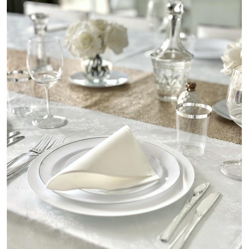 " OCCASIONS " 200pcs set (25 Guests)-Wedding Party Disposable Plastic