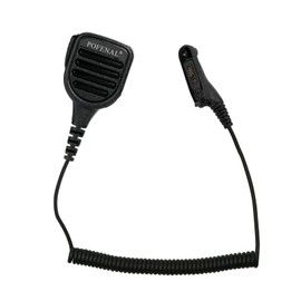POFENAL APX 6000 APX 4000 Water-Proof Radio Microphone Remote Shoulder MIC with 3.5mm Audio Jack Compatible with Motorola XPR 6550 XPR 7550 (XPR 7550e Mic, Black)