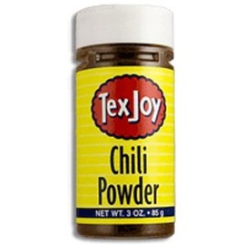 TexJoy Chili Powder, 8 Ounce Bottle with Shaker Top