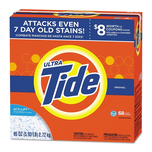 Tide PGC 84997 HE Laundry Detergent, Original Scent, Powder, 95 oz. Box (Pack of 3)