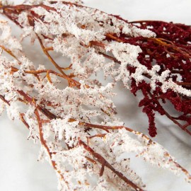 Unbranded Set of 4 Flocked Artificial Twig Floral Sprays in Assorted Colors