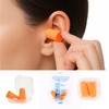 Noise-Cancelling Earplugs for Sleep, Soundproof Earplugs With Case] 14ea