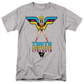 LOGOVISION Wonder Woman Truth, Compassion, Strength Unisex Adult T Shirt, Truth, Compassion, Strength, Medium