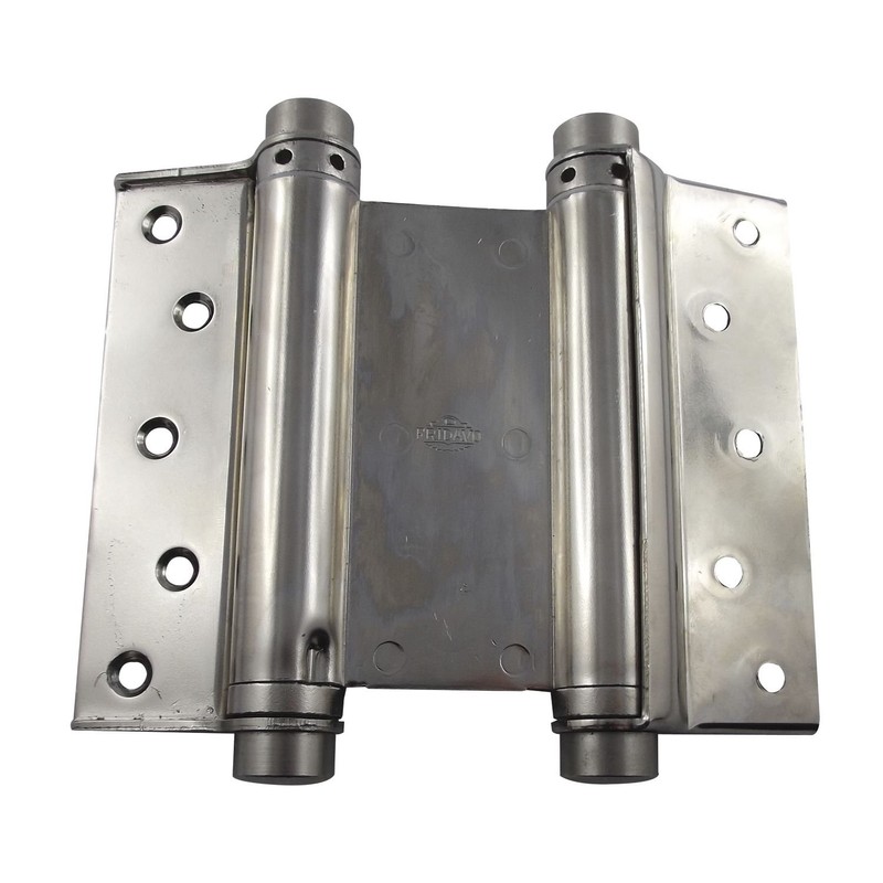 Fridavo Glanzverni swing-door double hinge, nickel-plated steel, size 29, 123/29