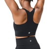 COOLMATE T Back Sport Bras, Black, Large