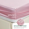 Love's cabin Twin Satin Sheets Sets - 3 Piece Pink
