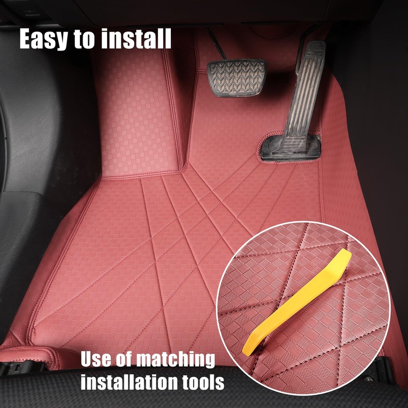 EKR Custom Floor Mats for Toyota RAV4 (Not Hybrid) 2013-2018,