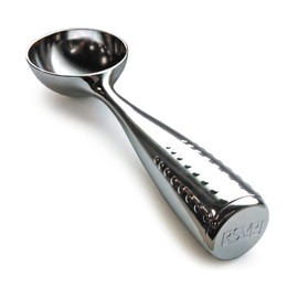 RSVP International (I-SCP) Ice Cream Scoop, 8.75" | Easily Scoop Ice Cream or Cookie Dough | Large Handle for Easy Grip | Vintage Look | Dishwasher Safe, Stainless Steel