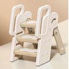 RIXET 3 Step Stool for Kids Toddler Ladder for Sink,