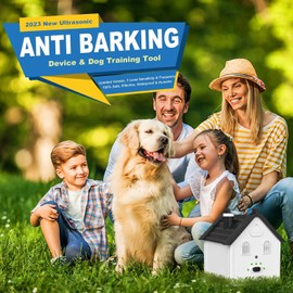 Anti Barking Devices, Ultrasonic Dog Bark Deterrent Devices with 4 Modes, 50 Ft Bark Box Dog Barking Control, Ultrasonic Dog Deterrent Devices Suitable for All Kinds of Dogs Indoor & Outdoor Use