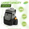 UNIHIMAL Disc Golf Bag, Heavy Duty 600D Polyester, Disc Golf