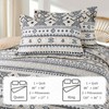 TWINRUN Boho King Quilt Bedding Set, Lightweight Bedspread King Size