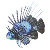 TOPPERFUN Iron ​​animal Wall Hanging, 10.22x7.86in Tropical Decoration, Summer Marine