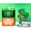 SICOHOME St Patricks Day Gift Bag 11.5"x 9" Green Buffalo