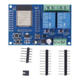 Timer Relay Module DC 5-60V Dual Relay Module 4M Programmable Relay Board for Secondary Development Learning
