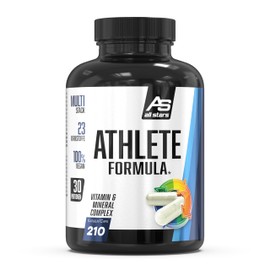 ALL STARS Athlete Formula – 210 Capsules with Vitamin and Mineral Complex Vegan, 23 Minerals, Trace Elements and Vitamins from Vitamin A to Zinc