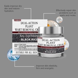 Dual-Action Black Rice Renewal Cream, Crema Facial Hidratante y Renovadora Doble Acción, Renovación Cutánea Suave, Hidratación Profunda, Alivio de Rojeces, Unificación del Tono Cutáneo
