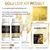 Luvboate Gilding Adhesive Set, Gold Leaf Kit, 3.53oz Water Based