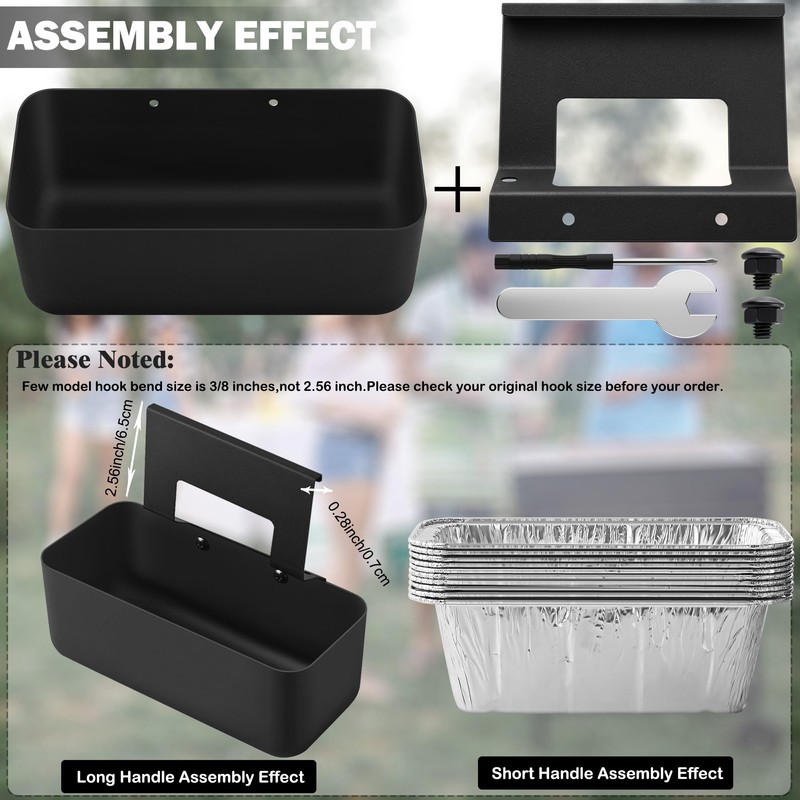 Griddle Grease Catcher for Blackstone Grill with 10 Pack Grease