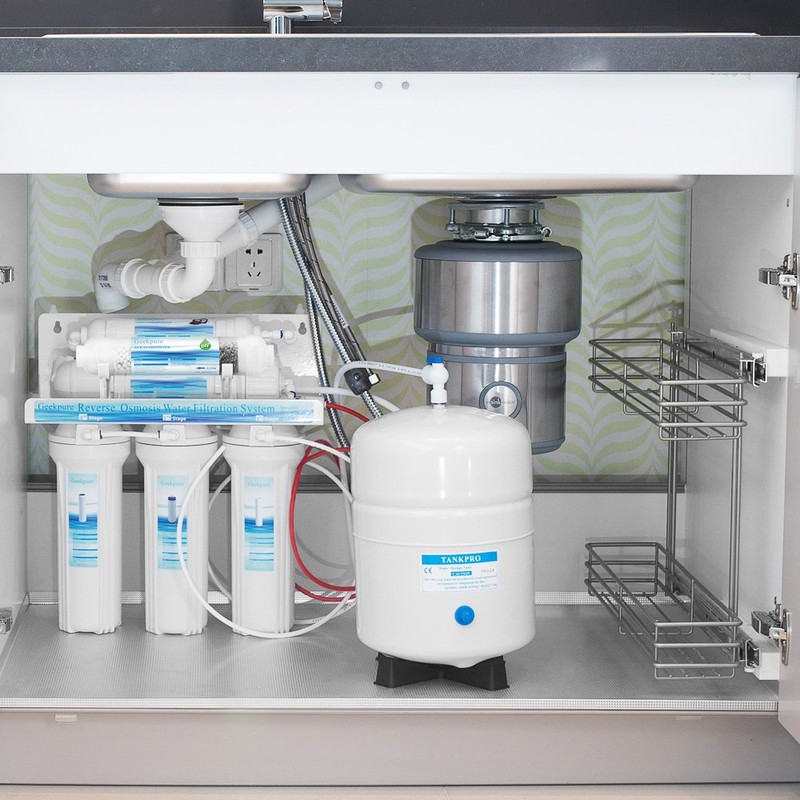 Geekpure 10-inch Universal Inline Alkaline Replacement Water Filter Kit pH+