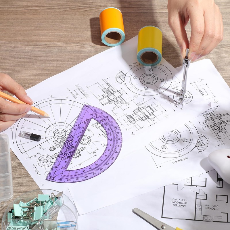EBOOT Student Geometry Math Set, Drawing Compass and 6 Inch