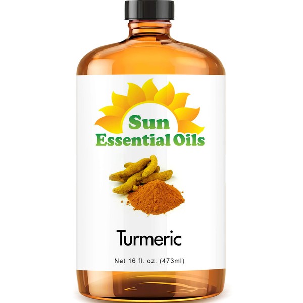 Sun Essential Oils 16oz - Turmeric Essential Oil - 16 Fluid Ounces