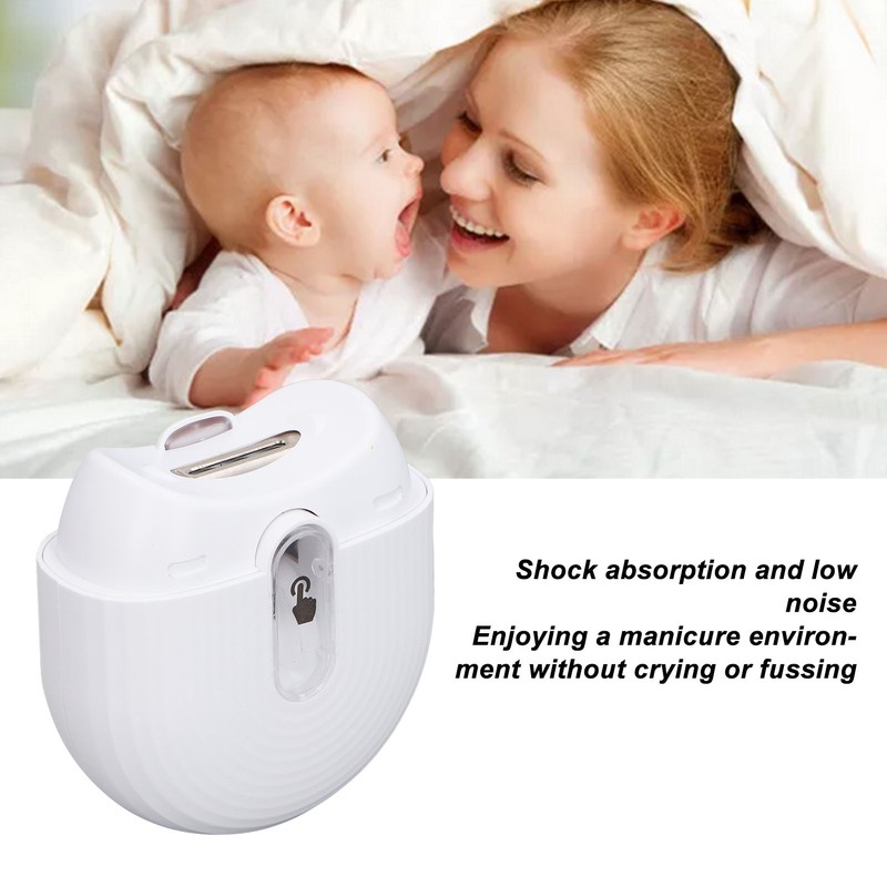 Electric Nail Clipper 2 in 1 Fingernail Cutter File Automatic