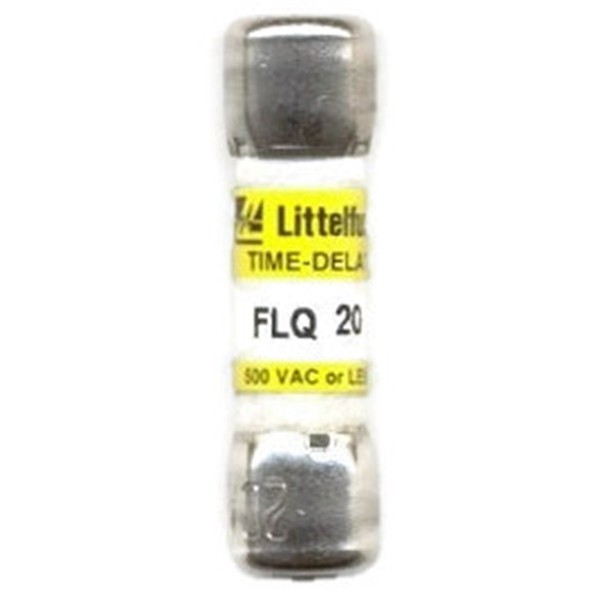 Littelfuse FLQ-20 FLQ020, 20Amp 500V Cartridge Fuse