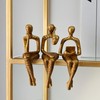 XINXUAN Letter - Gold Statue Home Decor - Modern Bookshelf