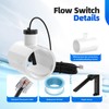 Hoodutric Flow Switch, GLX-FLO-RP for Hayward Goldline Aquarite Salt System